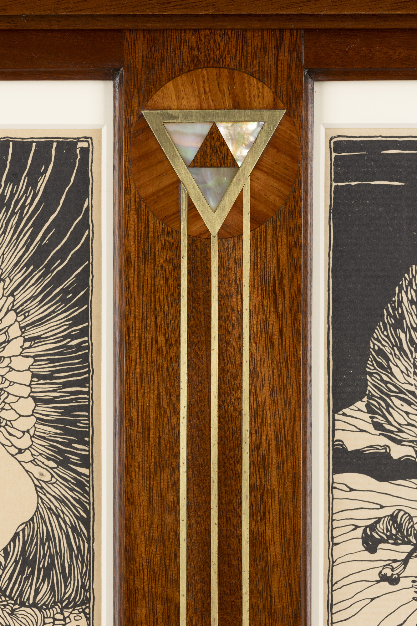 Frame Josef Urban ca. 1904 original prints Koloman Moser Ver Sacrum (1898) - Image 5