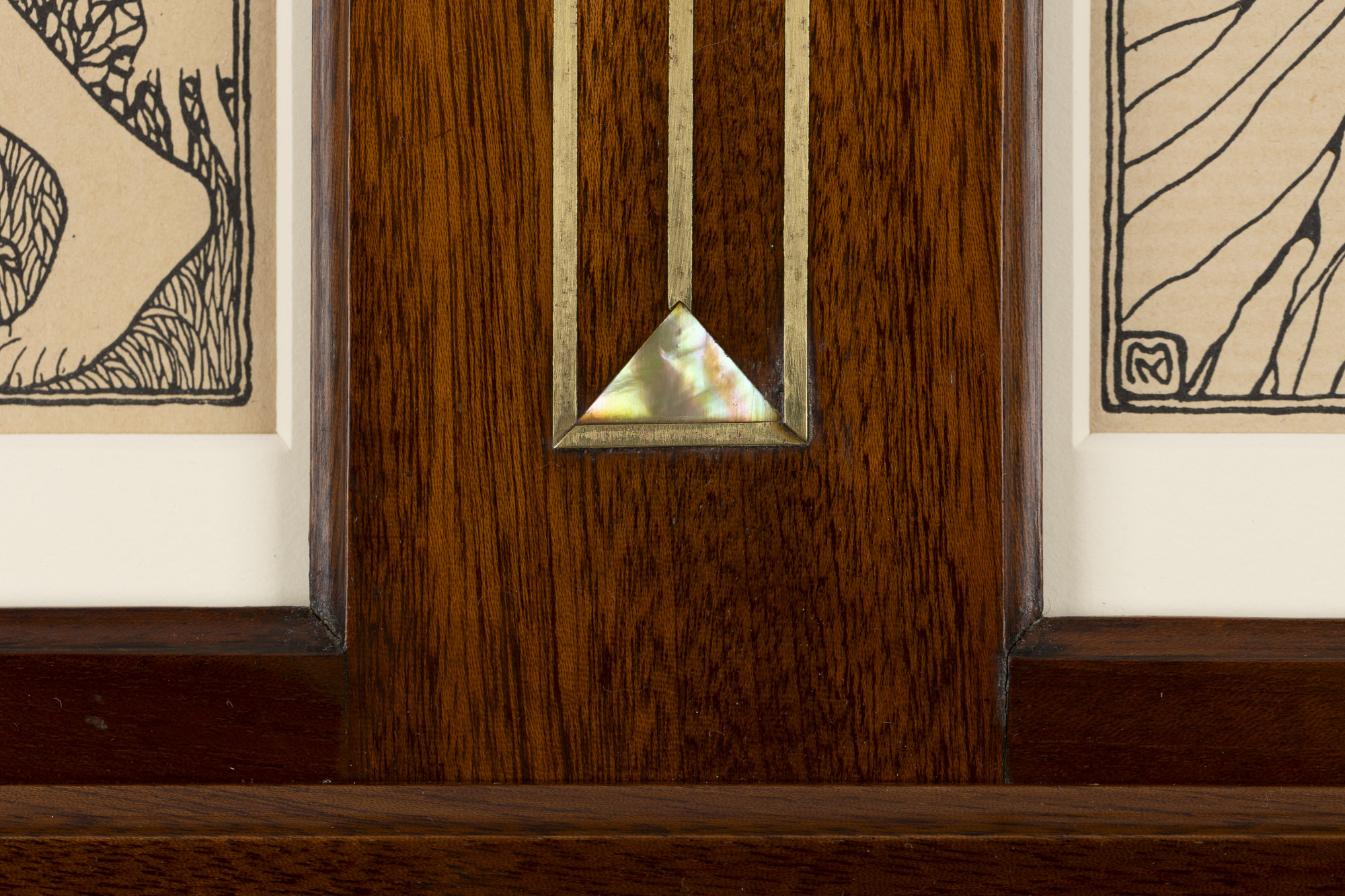 Frame Josef Urban ca. 1904 original prints Koloman Moser Ver Sacrum (1898) - Image 4