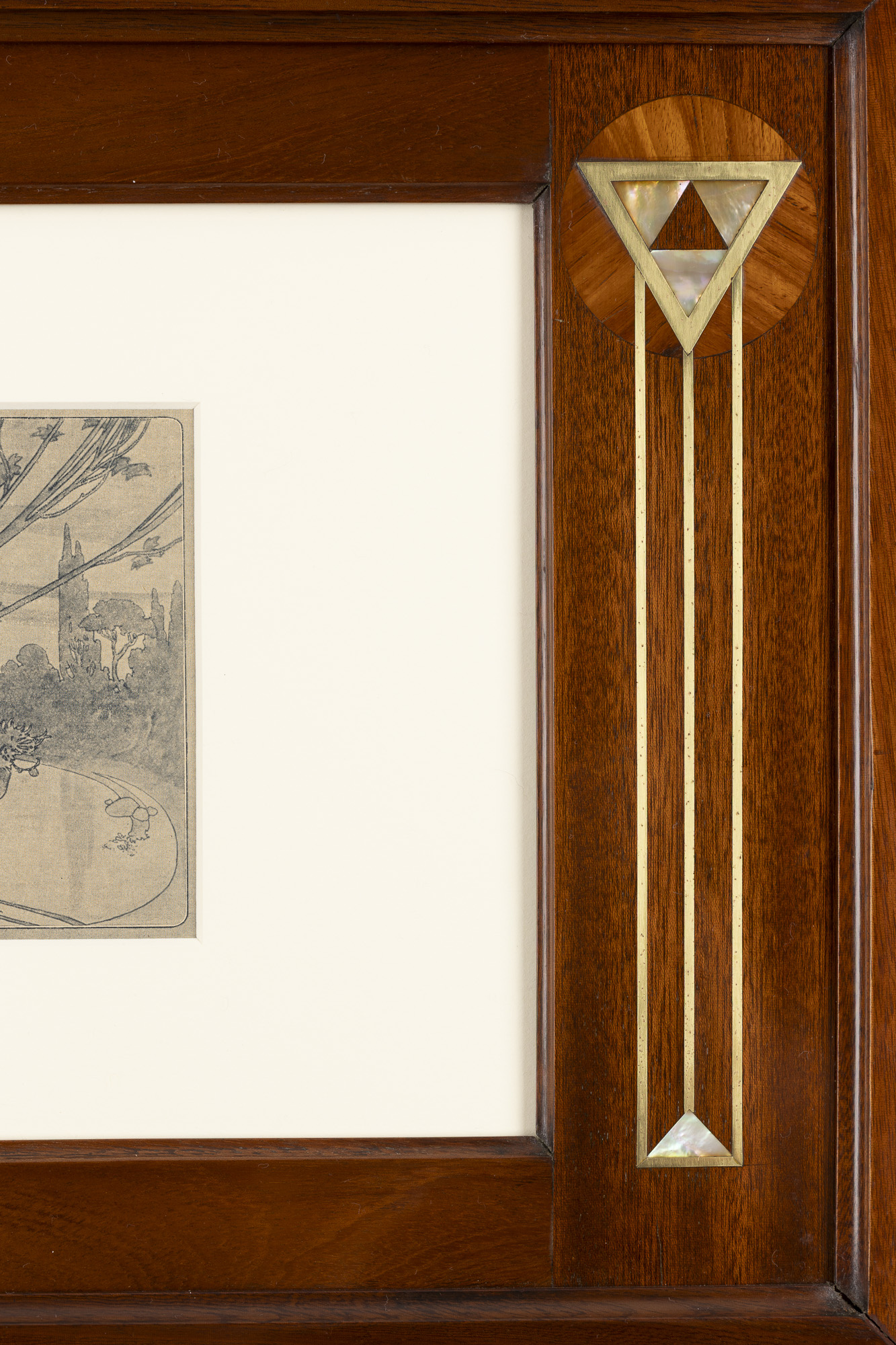 Bilderrahmen Josef Urban ca. 1904 mit originalen Alfons Mucha Drucken aus Ver Sacrum (1898) – Bild 4