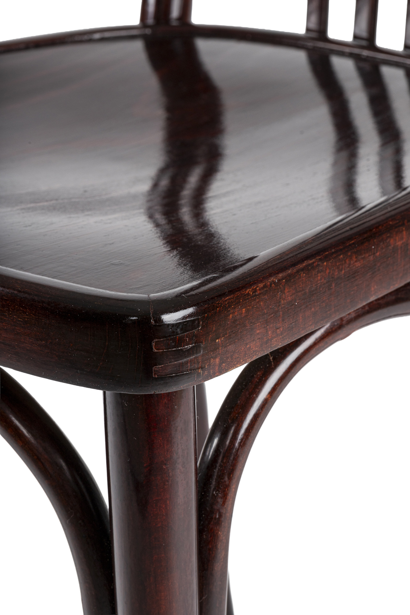 Sechs Stühle Josef Hoffmann zug. Thonet um 1919 – Bild 8