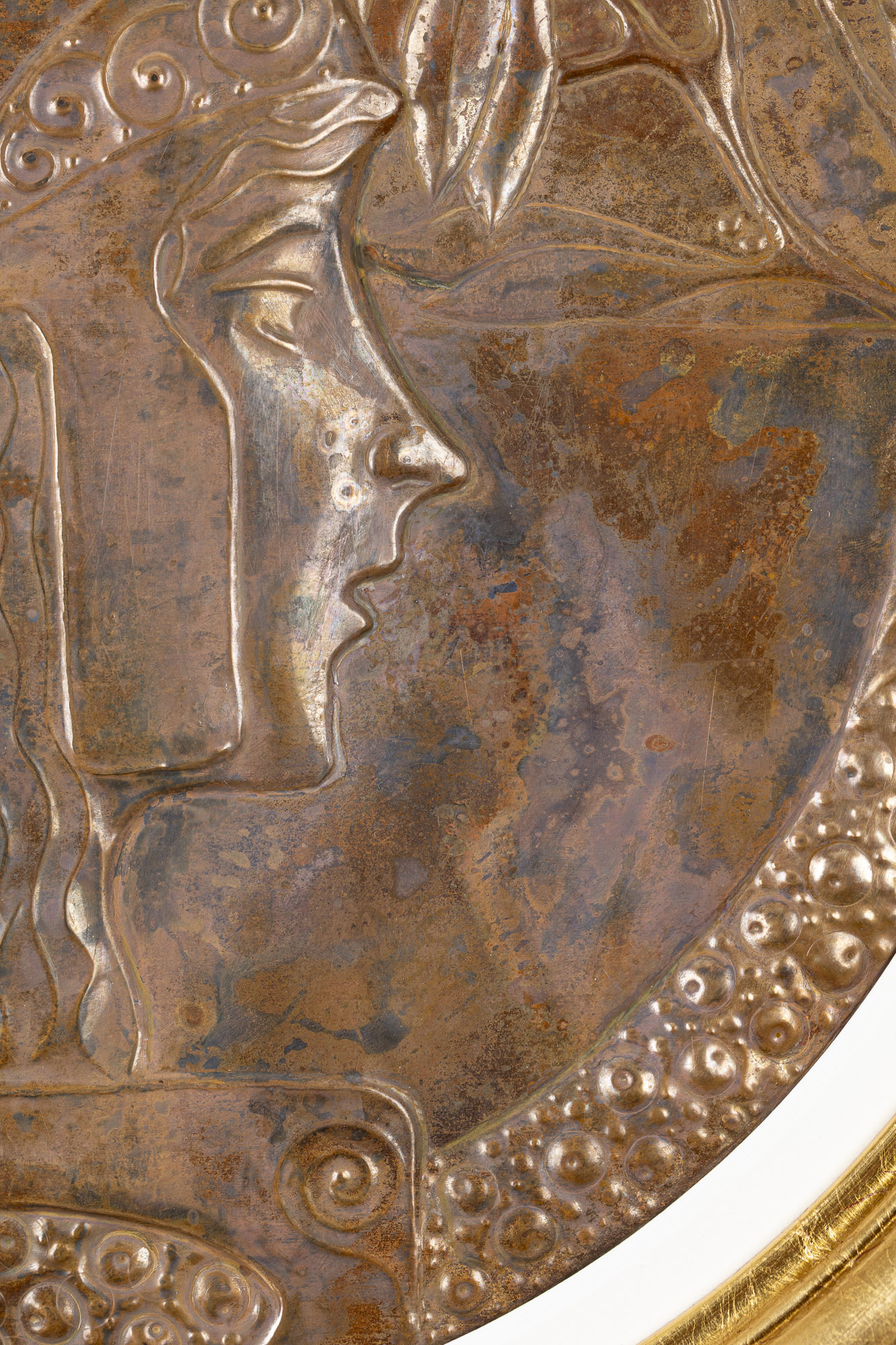Jugendstil Relief „Pallas Athene" Georg Klimt um 1900 – Bild 5