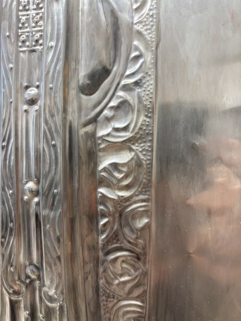 Jugendstil panel "Allegory of Flora" Georg Klimt ca. 1900 - Image 6
