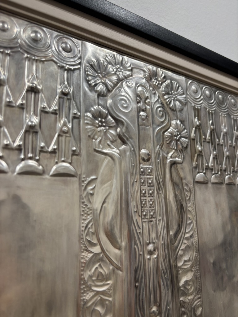 Jugendstil panel "Allegory of Flora" Georg Klimt ca. 1900 - Image 3