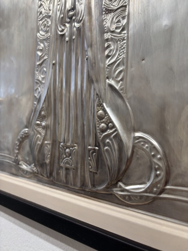 Jugendstil panel "Allegory of Flora" Georg Klimt ca. 1900 - Image 4