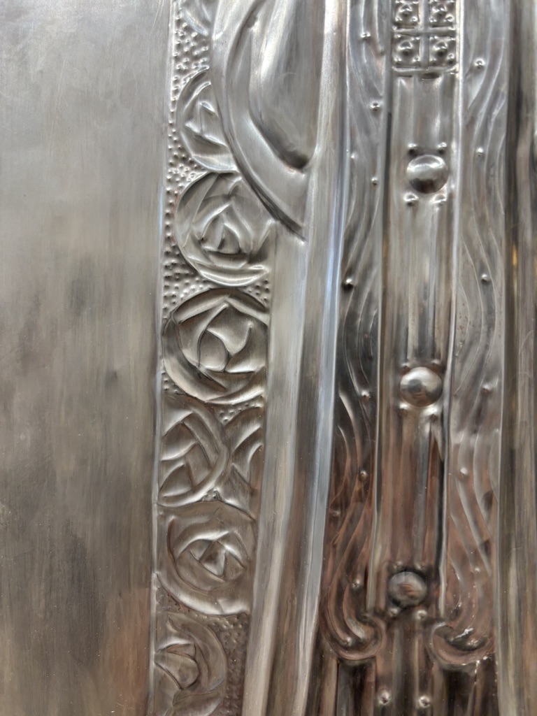 Jugendstil panel "Allegory of Flora" Georg Klimt ca. 1900 - Image 10